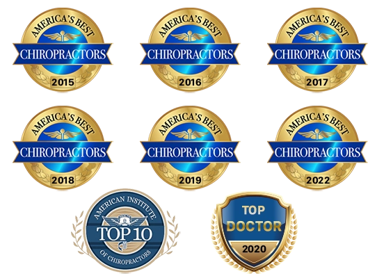 Chiropractic Casa Grande AZ Award Badges